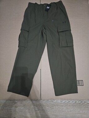 Under Armour Unstoppable Textured Woven Green Pants
